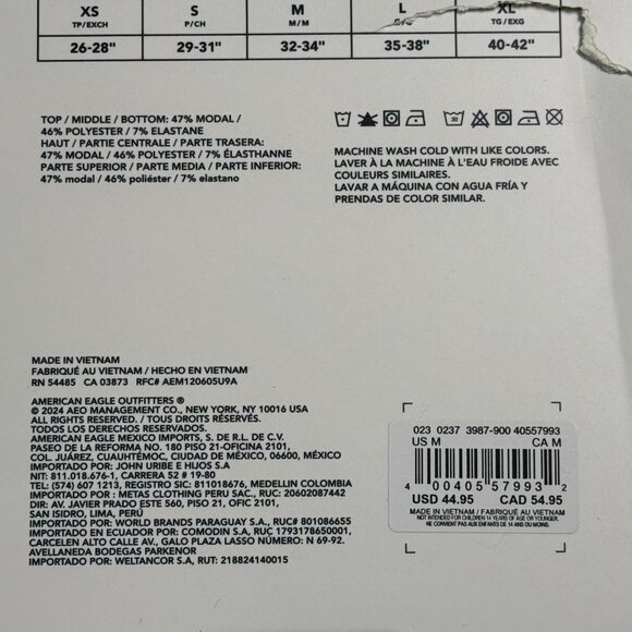 American Eagle 6” Ultra Soft Boxer Briefs Men Medium Underwear 3 Pack Black New - Picture 5 of 7